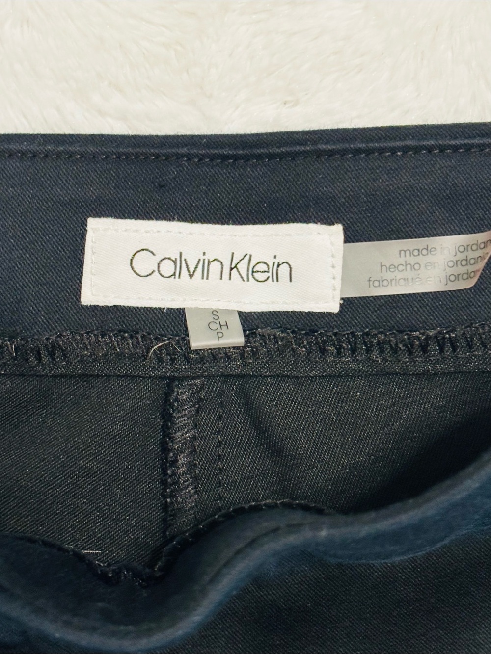 Calvin Klein Men's Black Slim Ponte Pants - Picture 2 of 3